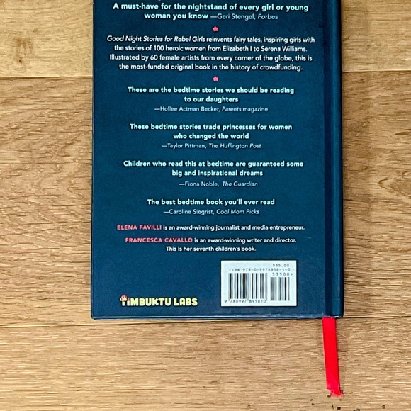 “Good Night Stories for Rebel Girls” Hardcover Book - Picture 2 of 6